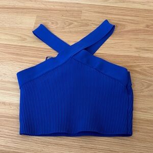 3 for $10 Blue thick crop top